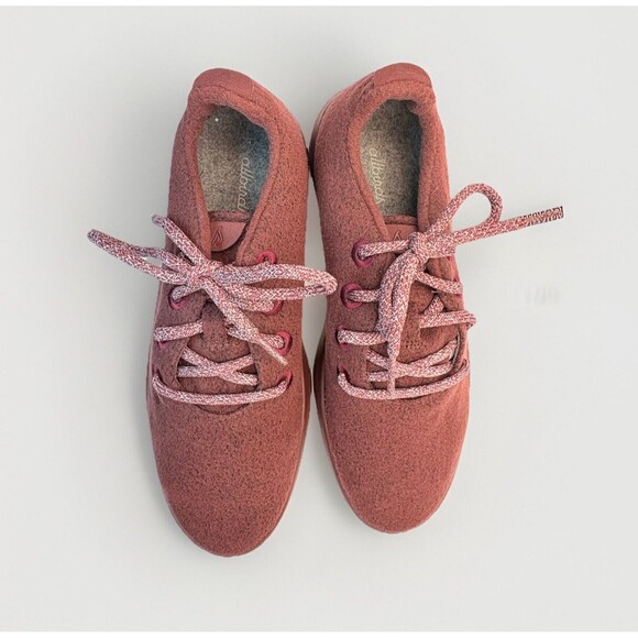 Allbirds Men's Wool Runners Size 9 Hazy Burgundy Running Athletic Sneakers - Picture 3 of 9